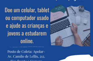 Campanha de Inclusao Digital com jovens